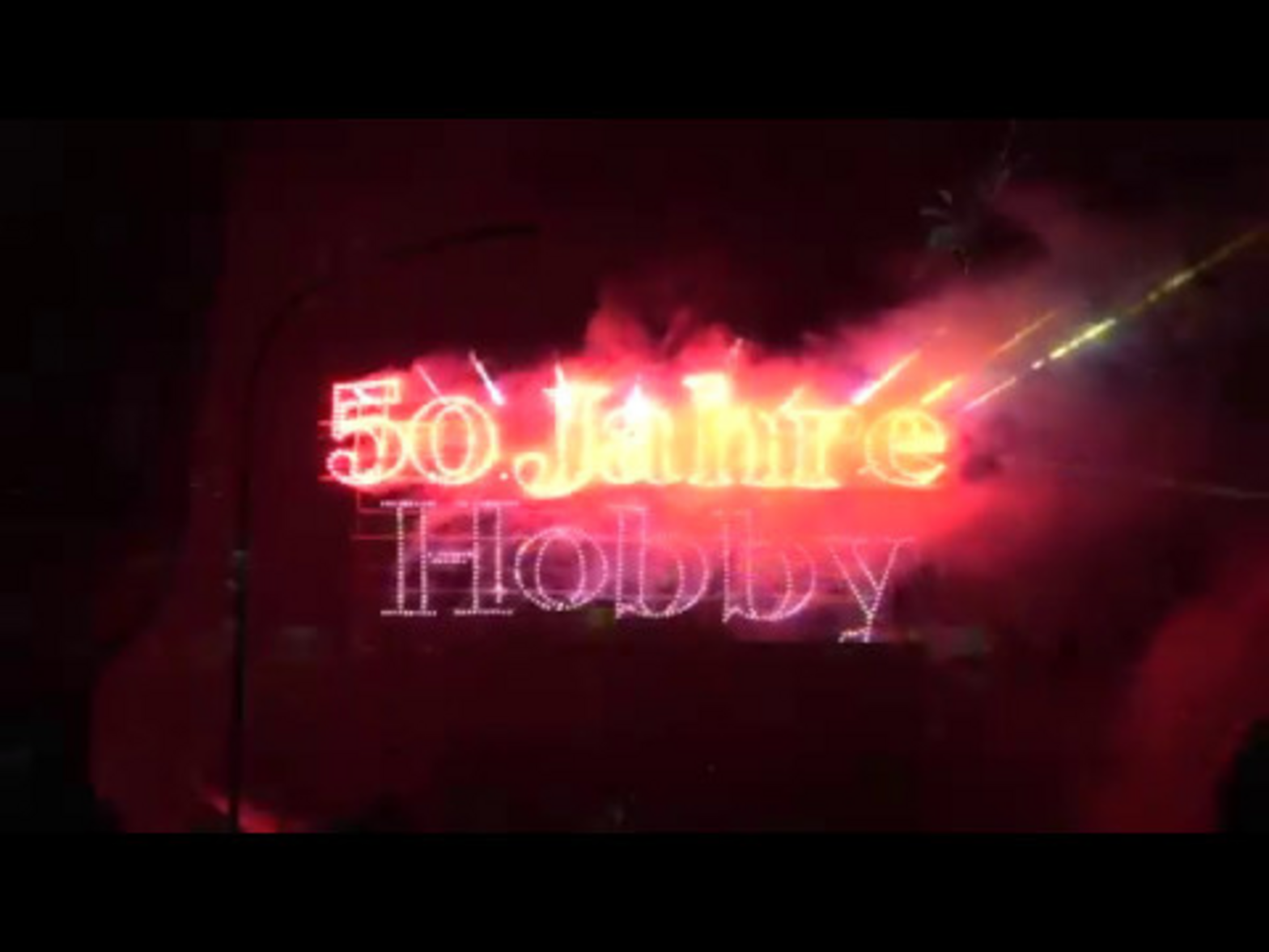 Lasershow & Feuerwerk – Hobby Jubiläumsfeier, 30. April 2017 Video Preview