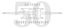 Logo zum Jubiläum 50 Jahre Hobby Caravaning